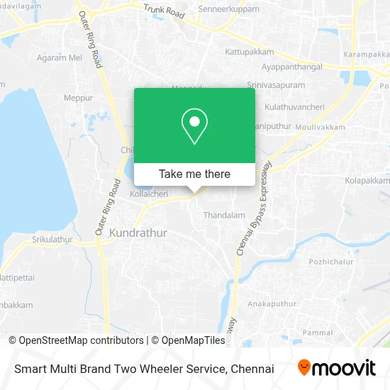 smart Multi Brand Two Wheeler Service map