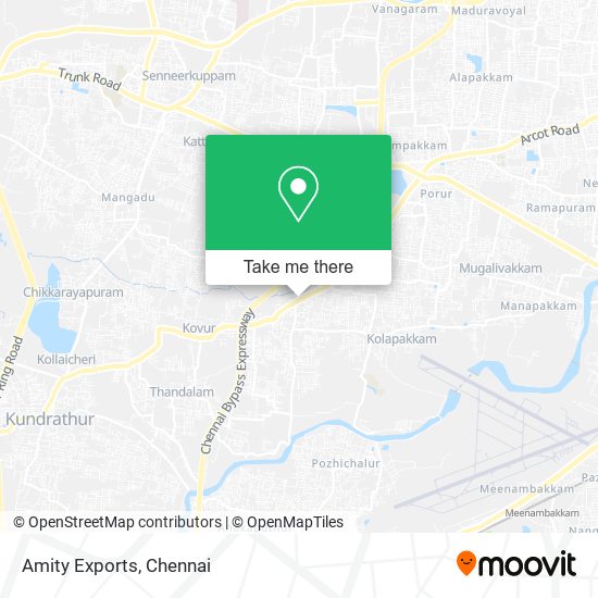 Amity Exports map