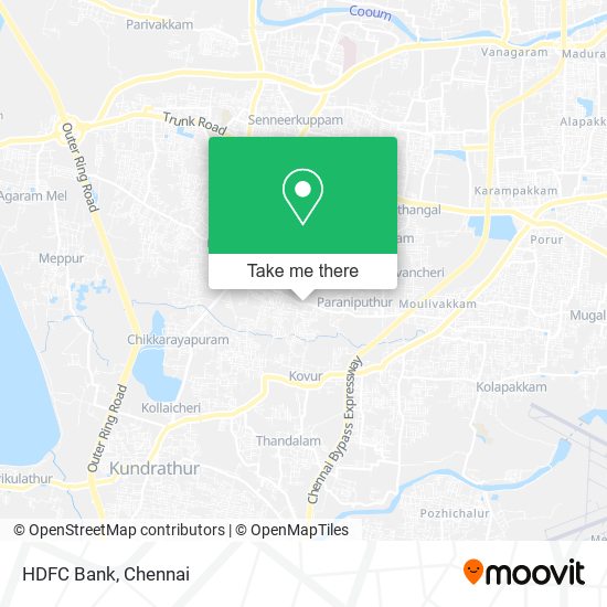 HDFC Bank map