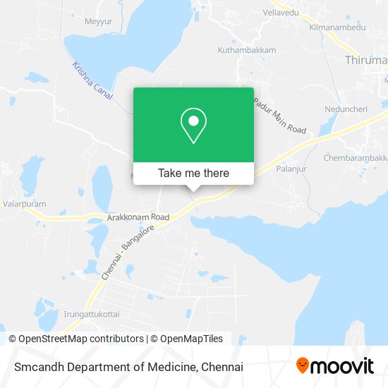 Smcandh Department of Medicine map