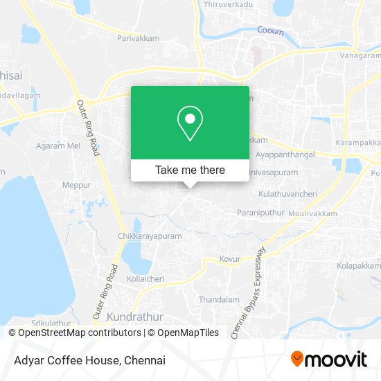 Adyar Coffee House map