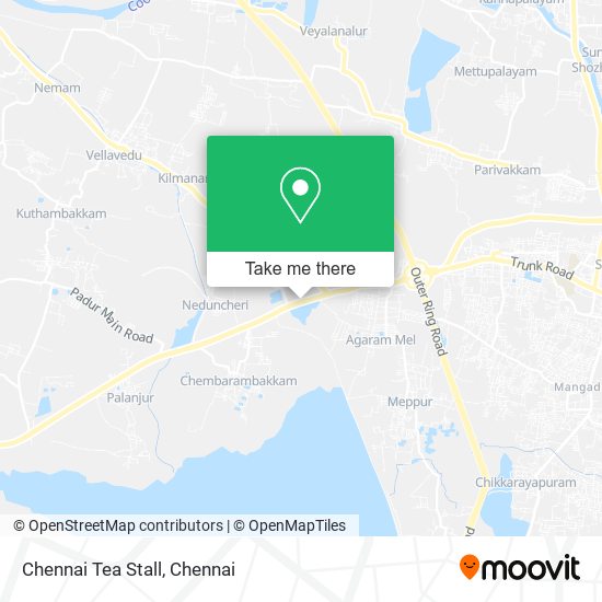 Chennai Tea Stall map