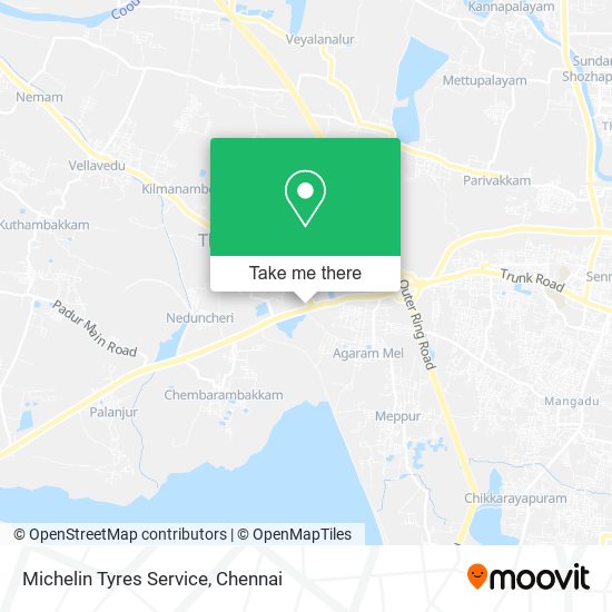 Michelin Tyres Service map