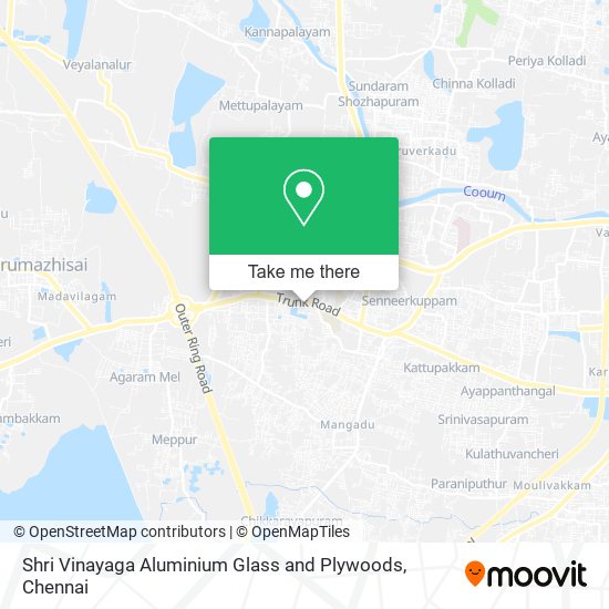 Shri Vinayaga Aluminium Glass and Plywoods map