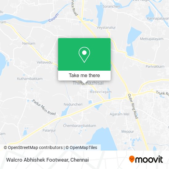 Walcro Abhishek Footwear map