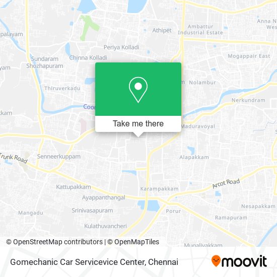 Gomechanic Car Servicevice Center map