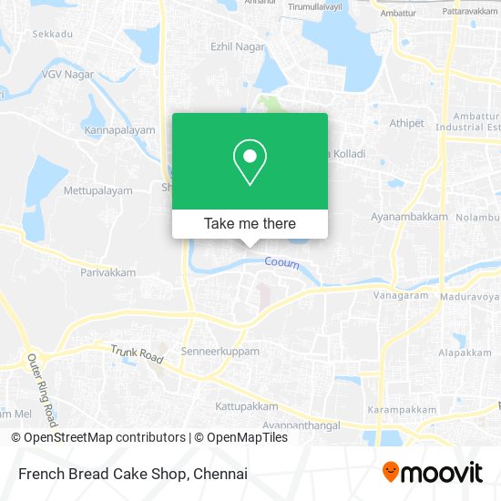 French Bread Cake Shop map