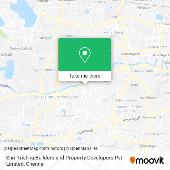 Shri Krishna Builders and Property Developers Pvt. Limited map