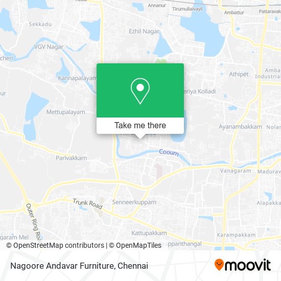Nagoore Andavar Furniture map