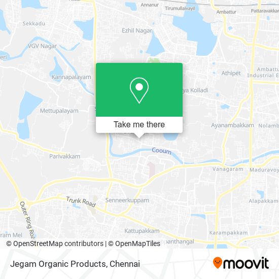 Jegam Organic Products map