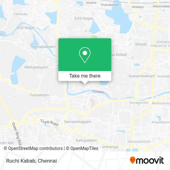 Ruchi Kabab map