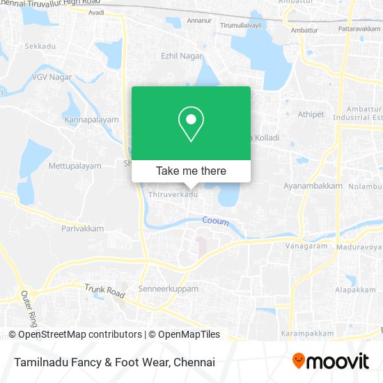 Tamilnadu Fancy & Foot Wear map