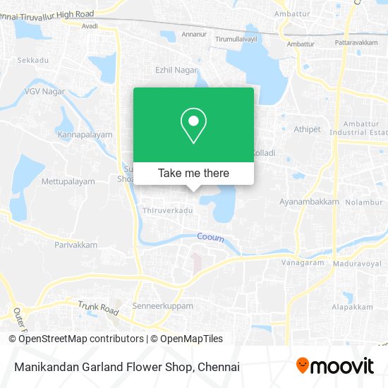 Manikandan Garland Flower Shop map