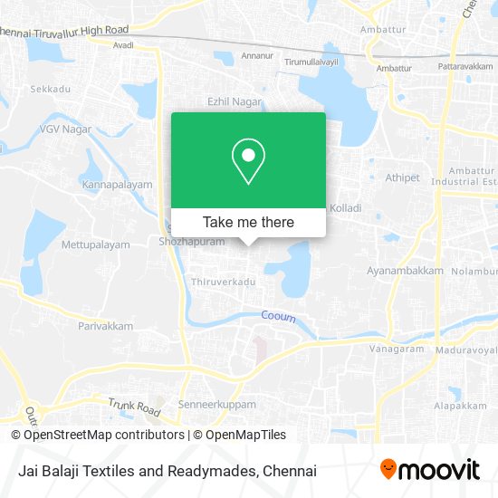 Jai Balaji Textiles and Readymades map