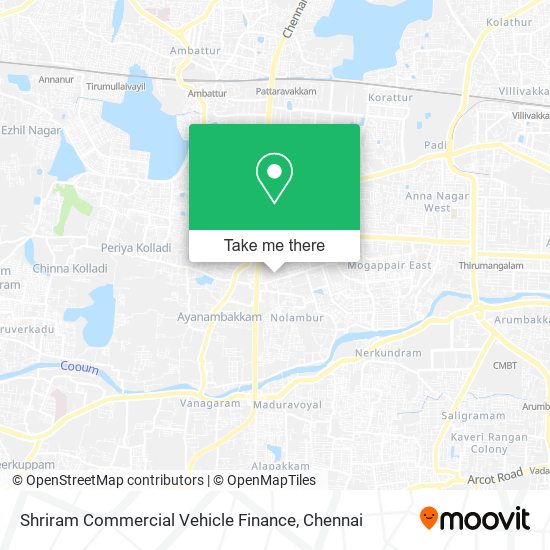 Shriram Commercial Vehicle Finance map