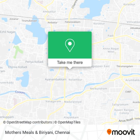 Mothers Meals & Biriyani map
