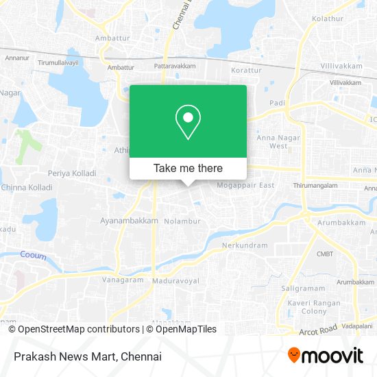 Prakash News Mart map