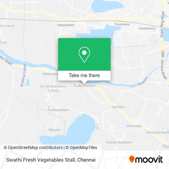Swathi Fresh Vegetables Stall map