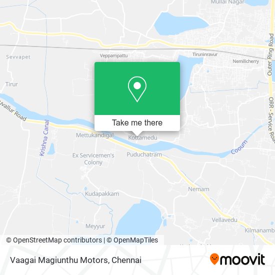 Vaagai Magiunthu Motors map