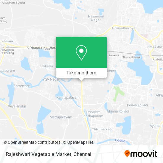 Rajeshwari Vegetable Market map