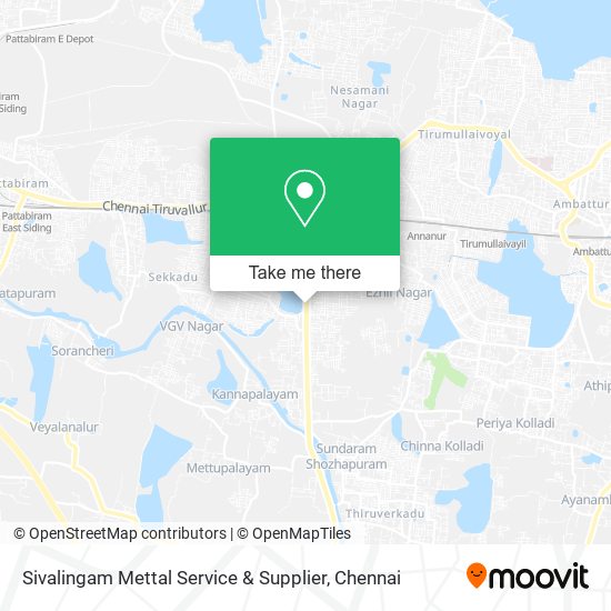 Sivalingam Mettal Service & Supplier map