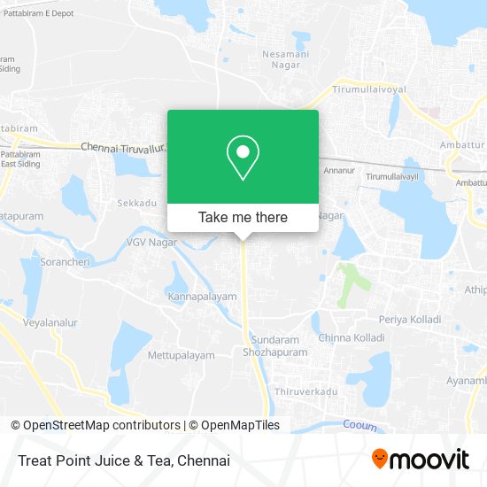 Treat Point Juice & Tea map