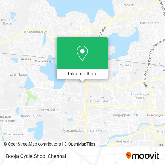 Booja Cycle Shop map