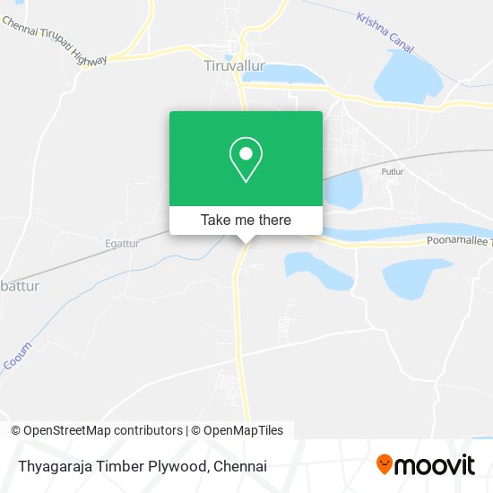 Thyagaraja Timber Plywood map