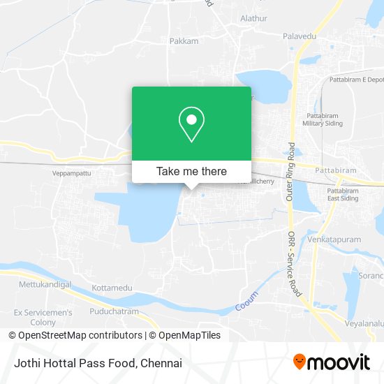 Jothi Hottal Pass Food map