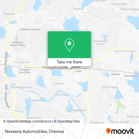 Naveena Automobiles map