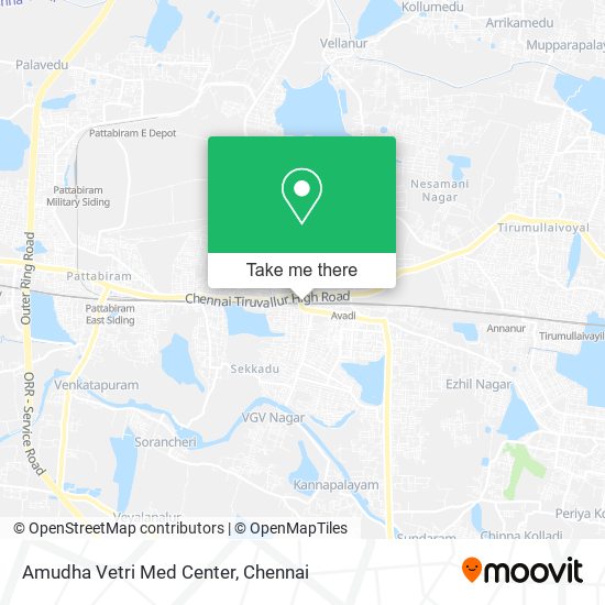 Amudha Vetri Med Center map