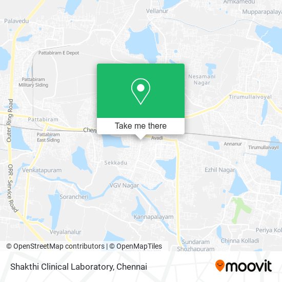 Shakthi Clinical Laboratory map