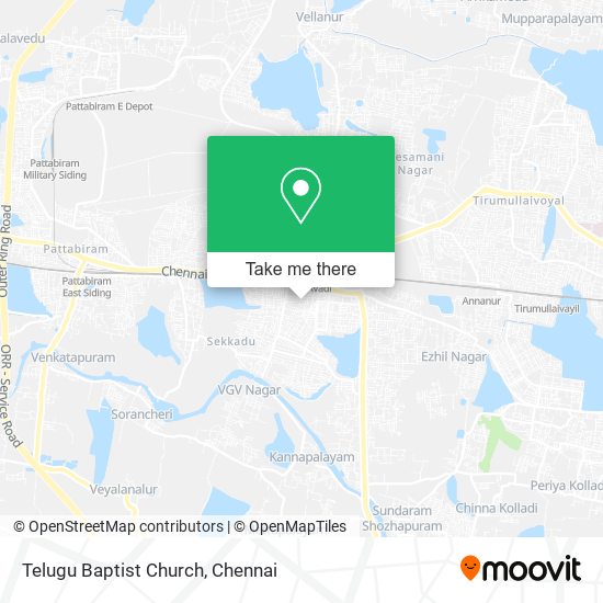 Telugu Baptist Church map