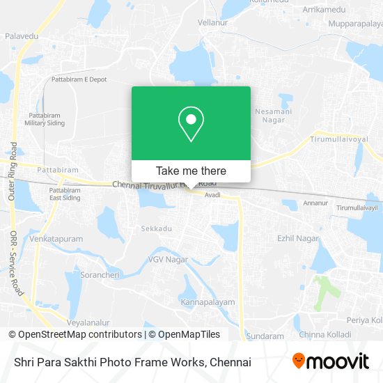 Shri Para Sakthi Photo Frame Works map