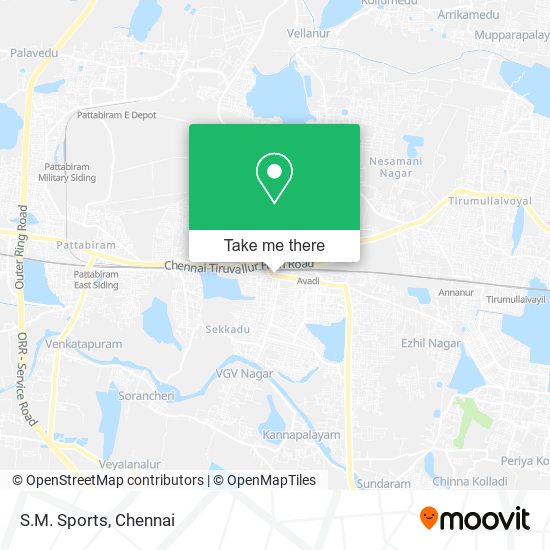 S.M. Sports map