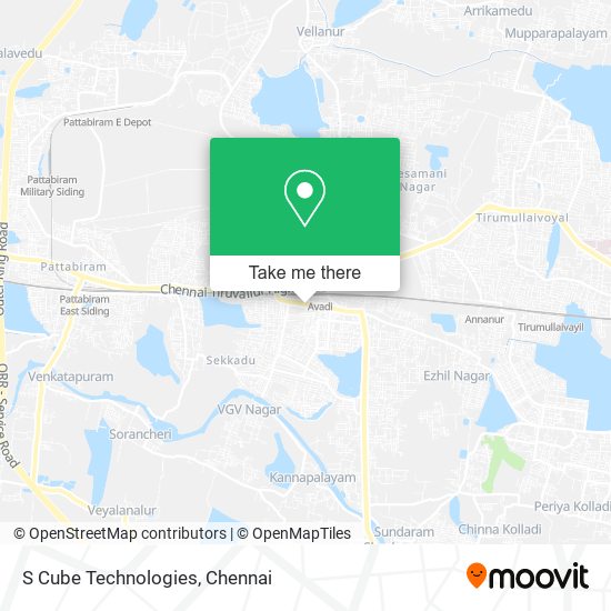 S Cube Technologies map