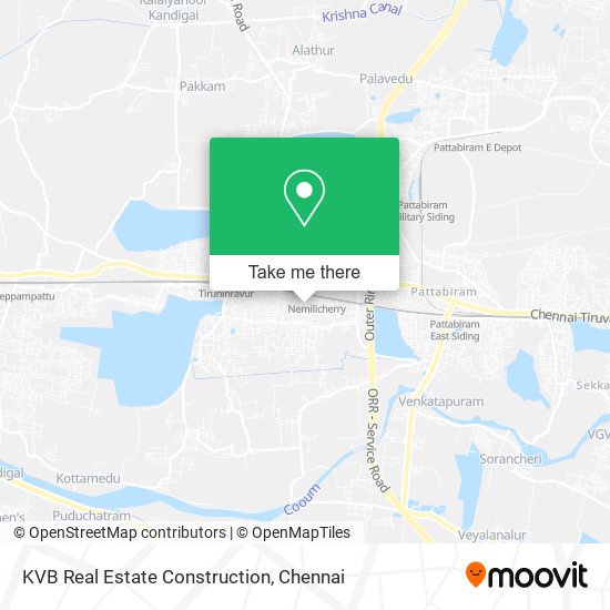 KVB Real Estate Construction map