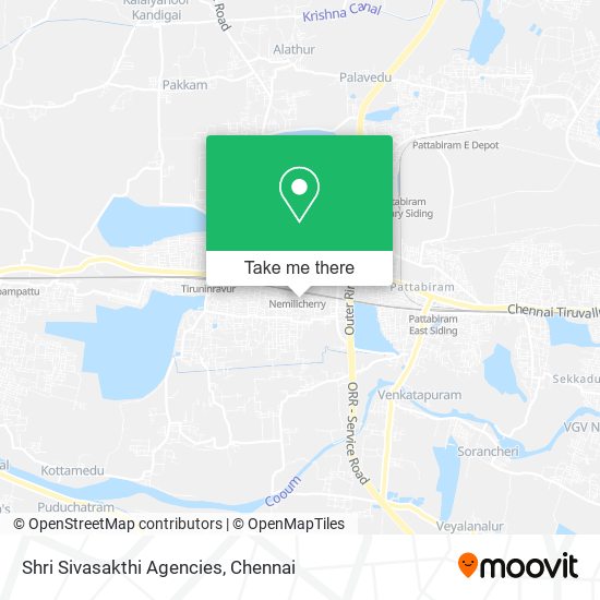 Shri Sivasakthi Agencies map