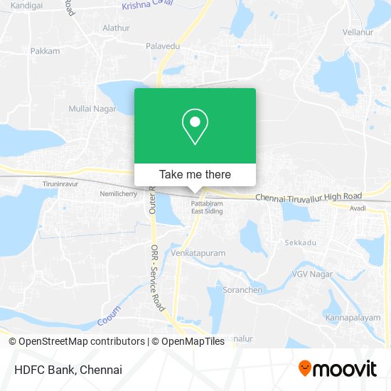 HDFC Bank map