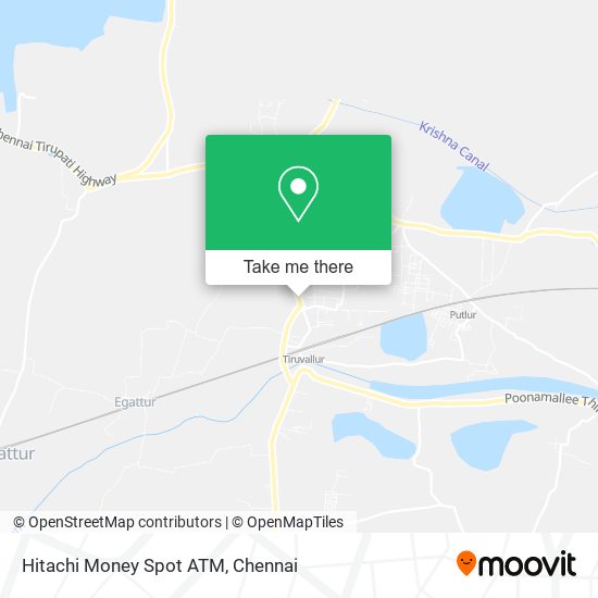Hitachi Money Spot ATM map