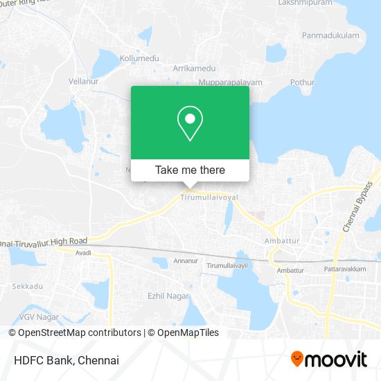 HDFC Bank map