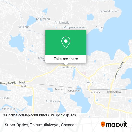 Super Optics, Thirumullaivoyal map