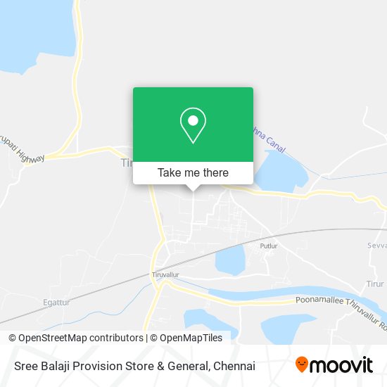 Sree Balaji Provision Store & General map