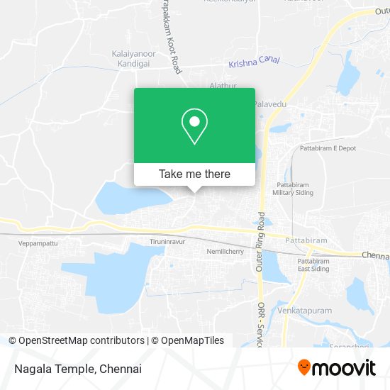 Nagala Temple map