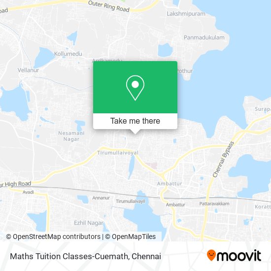 Maths Tuition Classes-Cuemath map