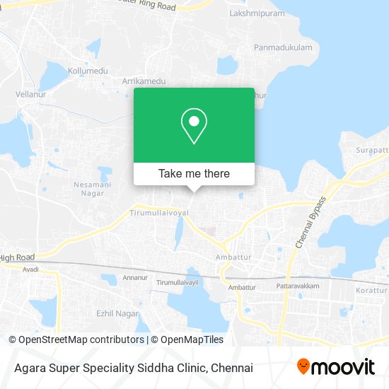 Agara Super Speciality Siddha Clinic map