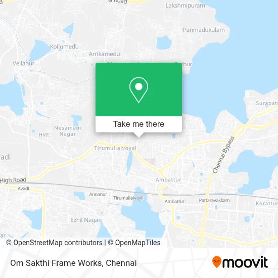 Om Sakthi Frame Works map