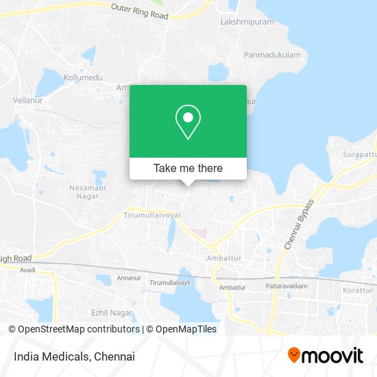 India Medicals map