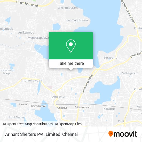 Arihant Shelters Pvt. Limited map