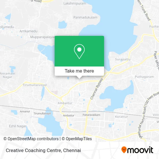 Creative Coaching Centre map